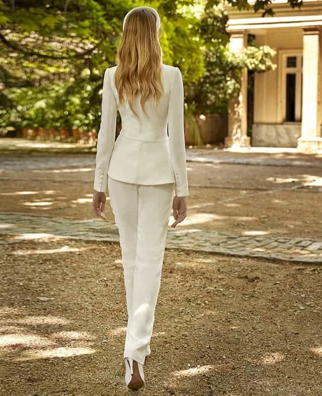 Eneko dos Manu Garcia tailleur pantalon veste de mariage boutique de tenues de mariage Paris