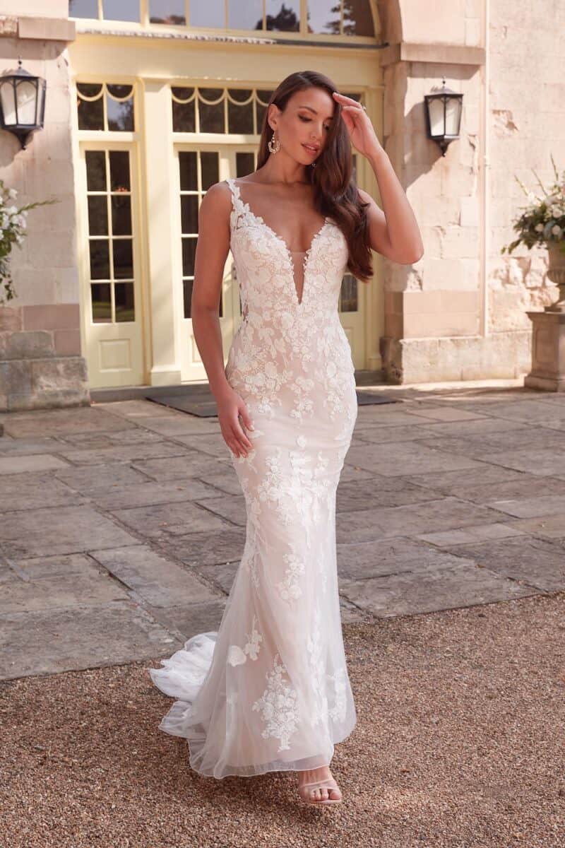 44343 face Justin Alexander Sincerity robe de mariée sirene boutique de Nogent sur Marne