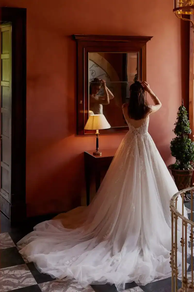 Idina dos Justin Alexander robe de mariée princesse nogent sur marne