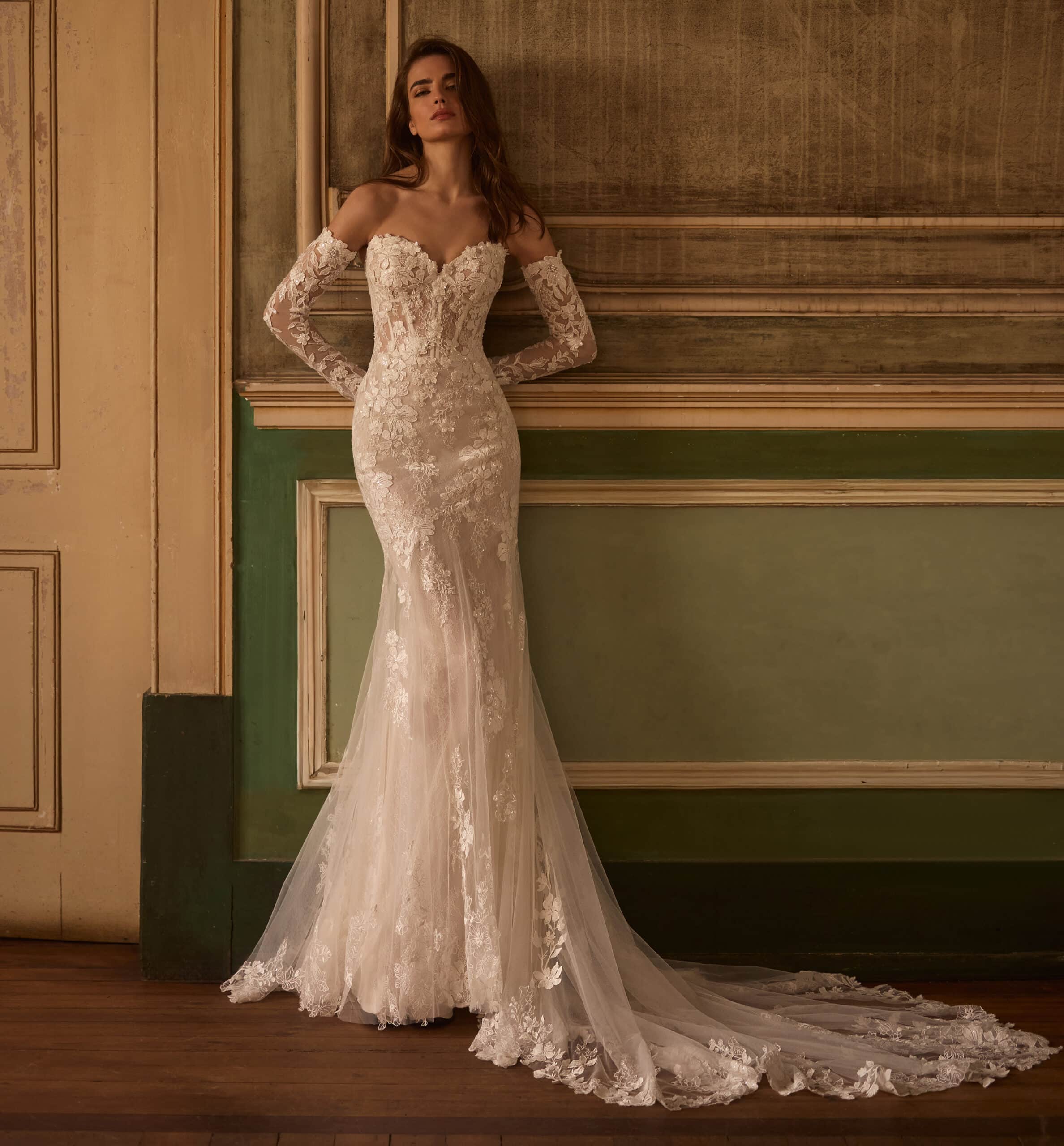 Niki face Alberto Palatchi boutique robes de mariée annecy