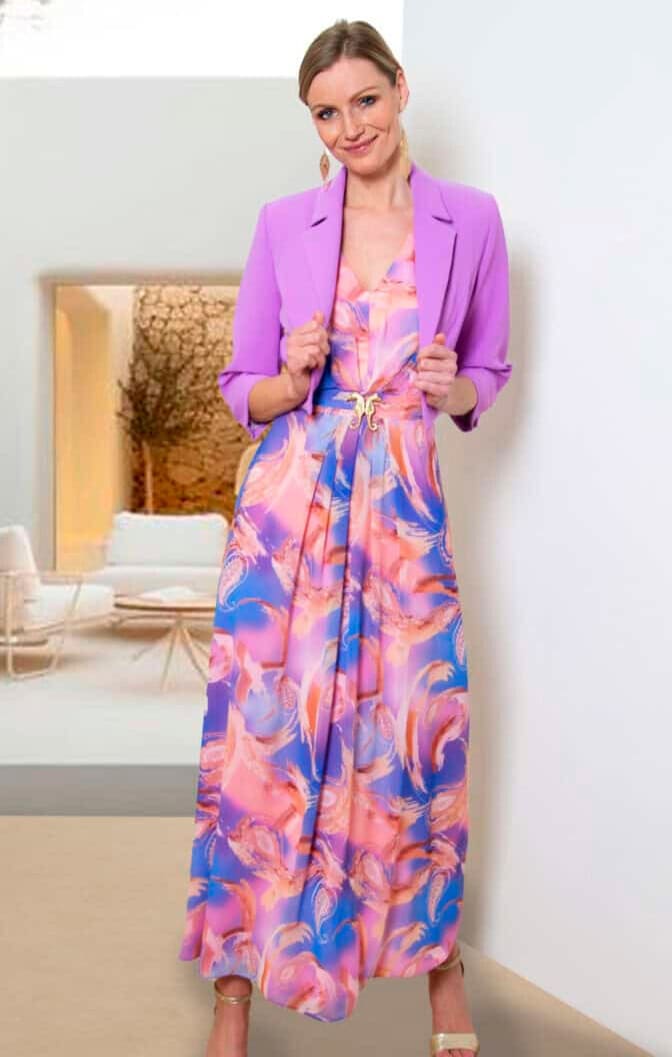 241-833-01 face Linéa Raffaelli ensemble de soirée maman des mariés magasin de robes de soirée Paris