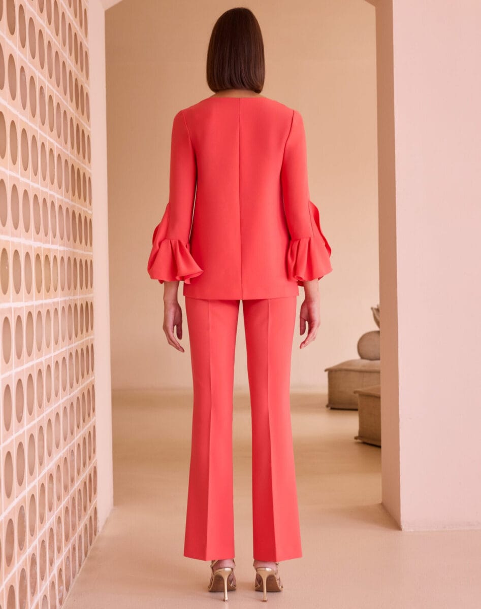 52550 dos Carla Ruiz tailleur pantalon de mariage tenue mère des mariés magasin de robes de soirée Paris