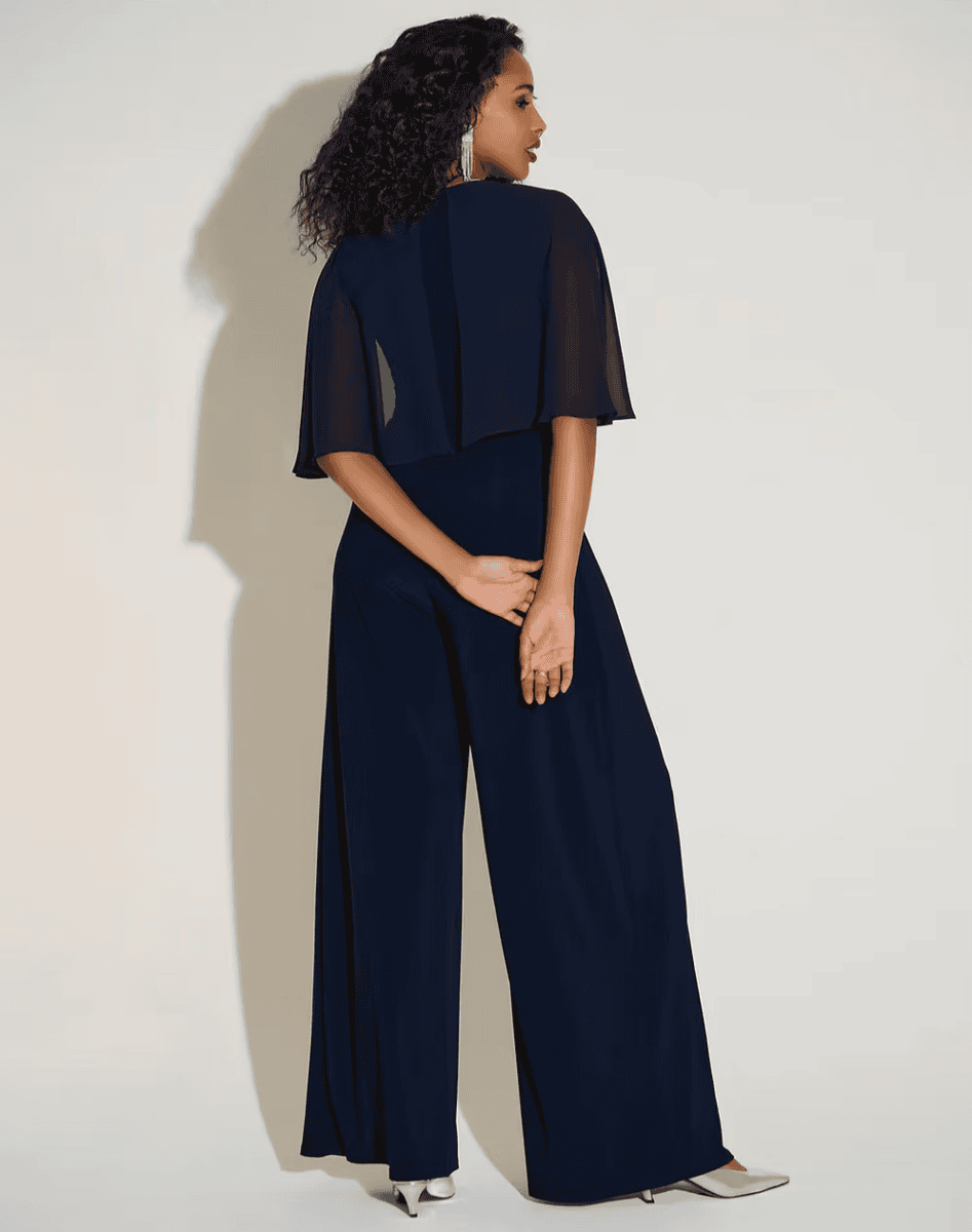 253723 dos Joseph Ribkoff combinaison fluide mère des mariés magasin de robes de soirée Annecy