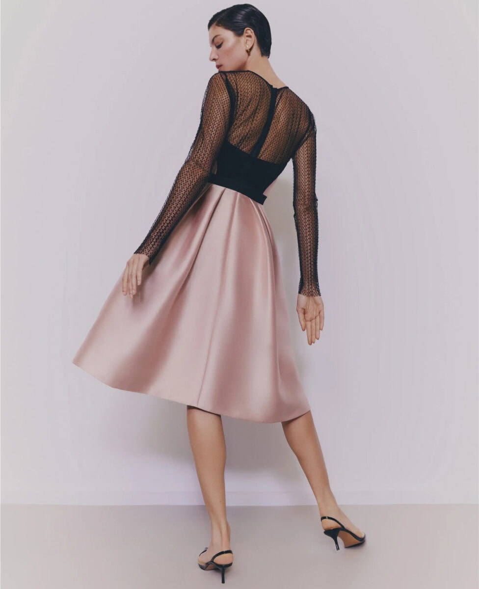 Aihoma dos Pronovias robe de soirée courte pour maman des mariés magasin de robes de soirée Paris