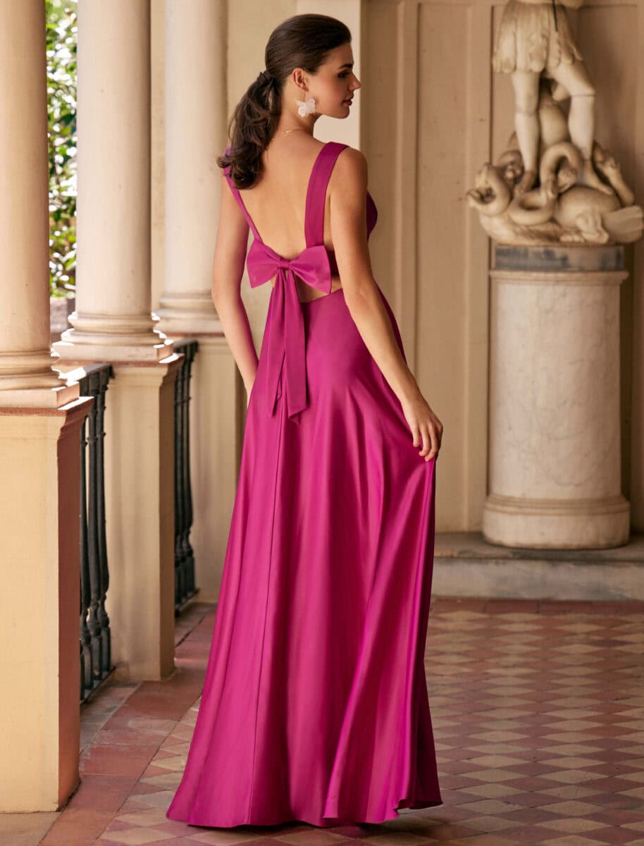 R180L dos Créatif Paris robe de soirée longue mère des mariés magasin de robes de soirée Annecy