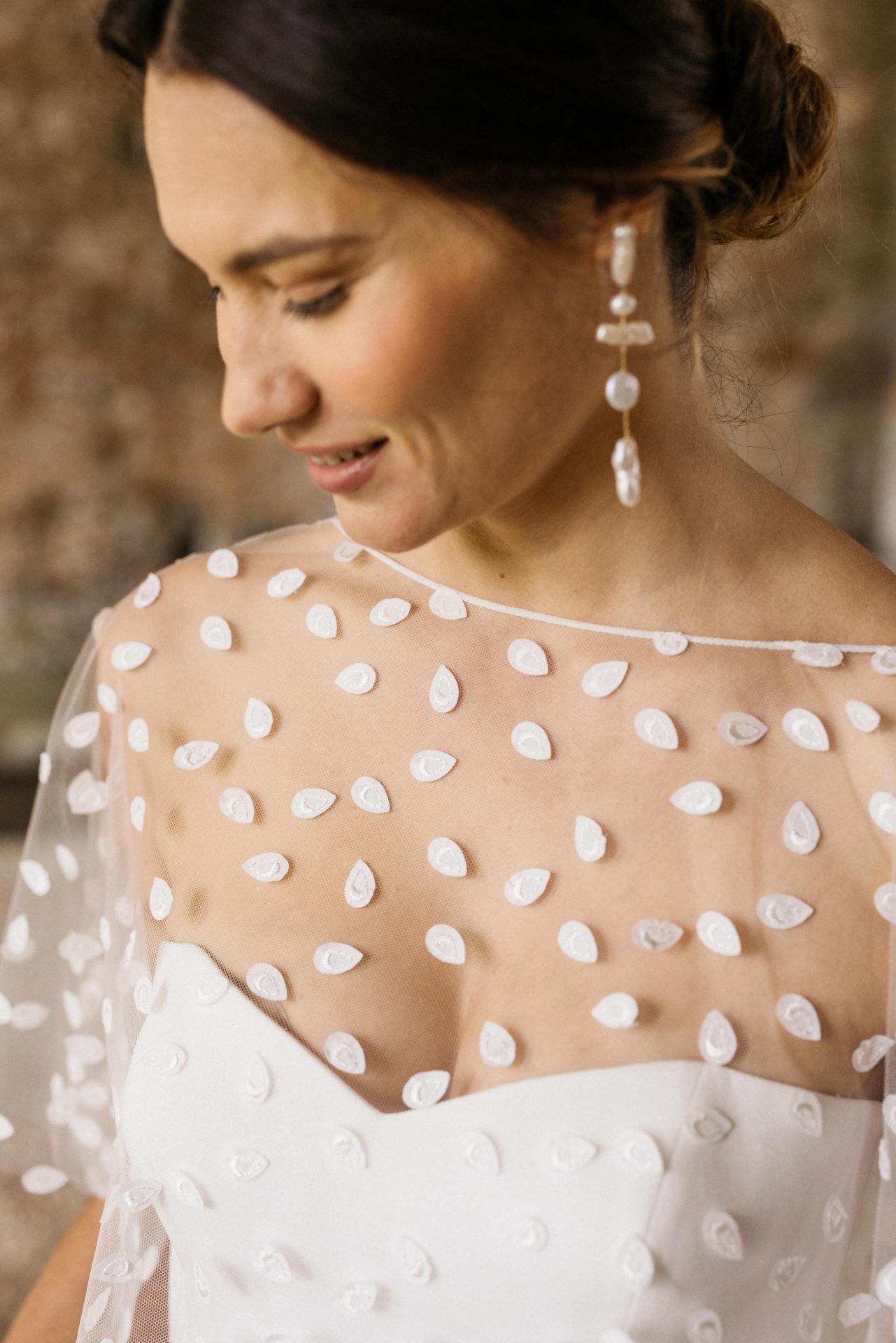 cape tulle dentelle Lambert Créations Paris Annecy